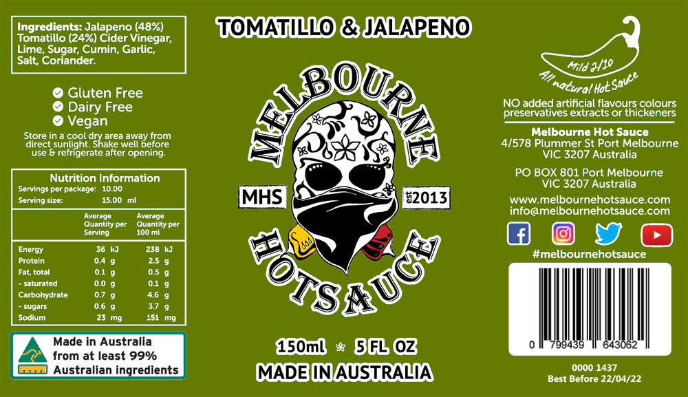 Tomatillo & Jalapeno