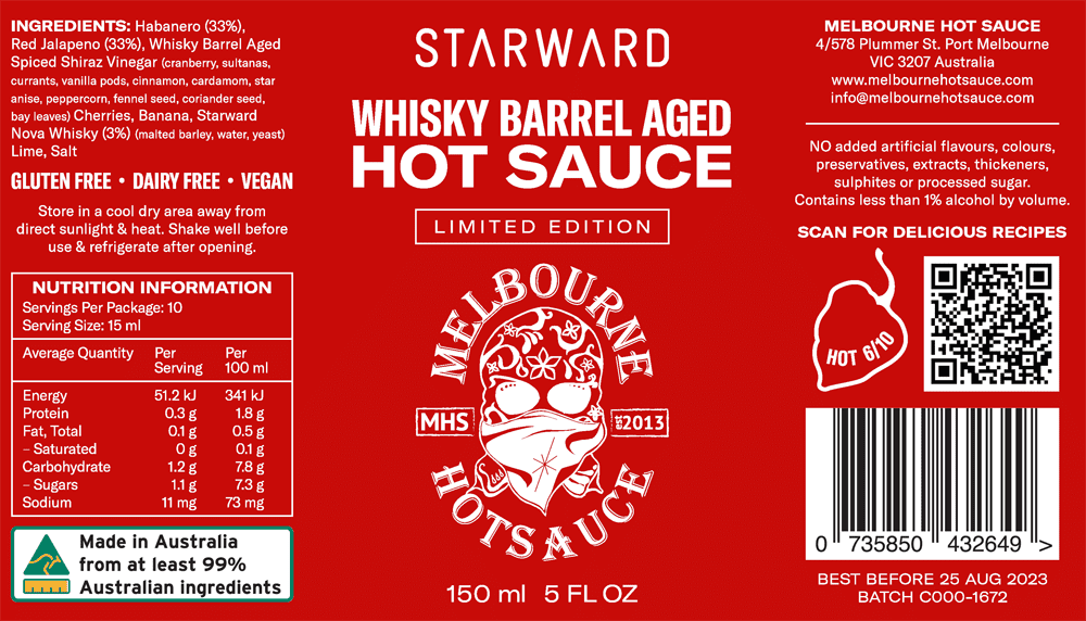 barrel aged hot sauce